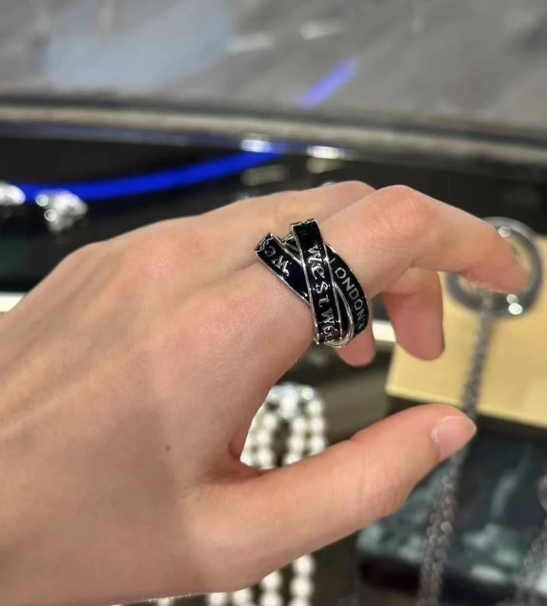 비비안웨스트우드 트리플 레이어링 반지 percy ring 상품이미지3