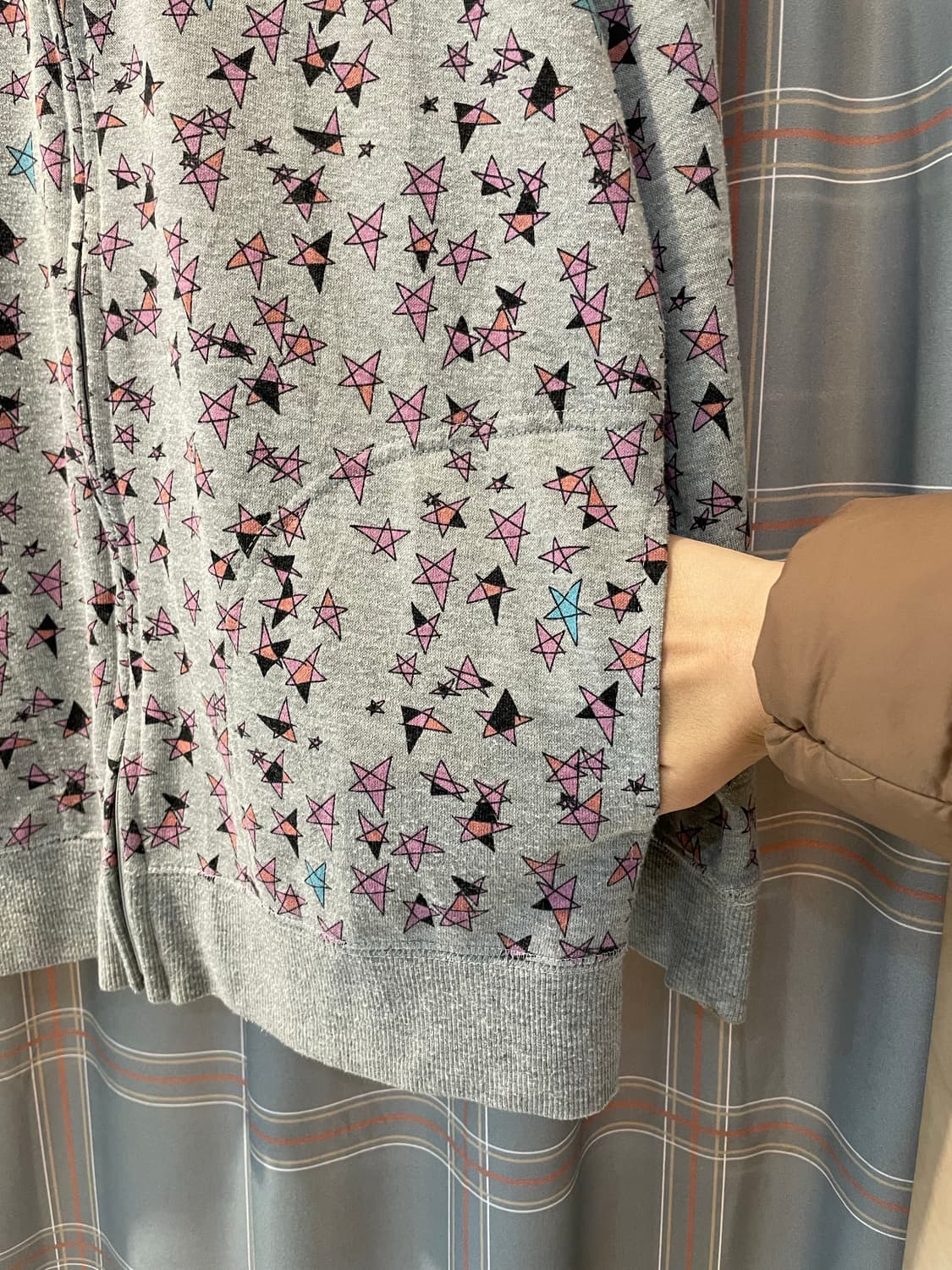 일본빈티지 키치 별무늬 집업 상품이미지4