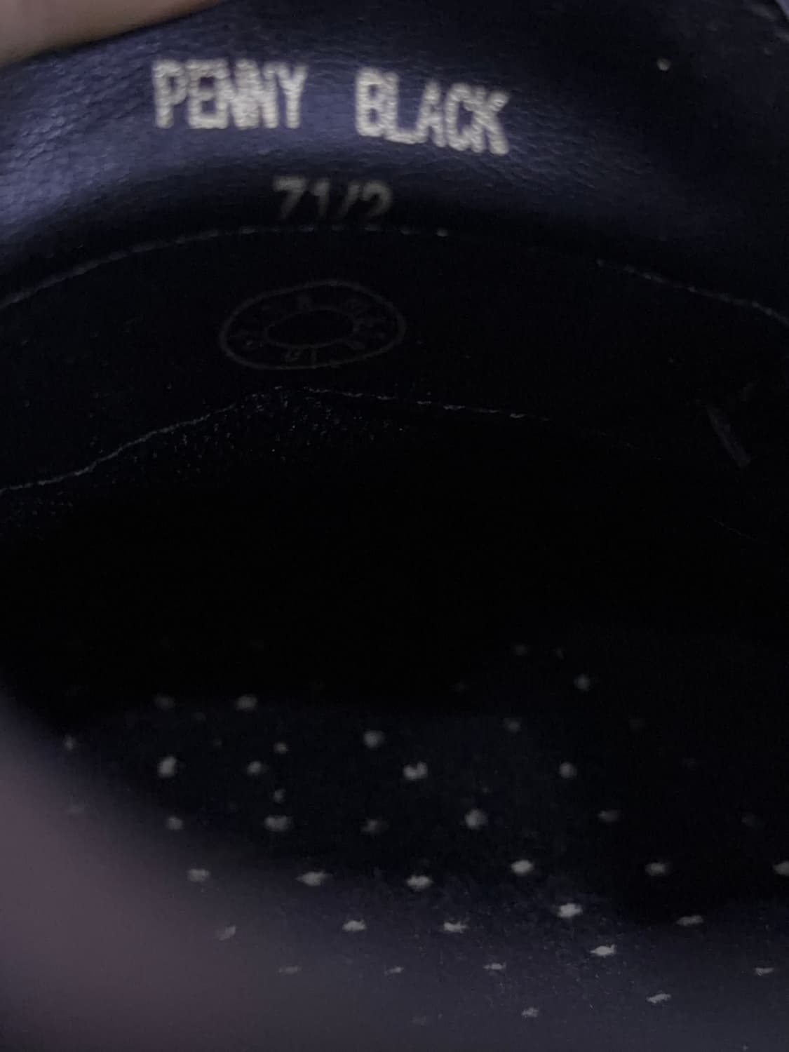 포스트맨 블랙 레더 페니로퍼 255 상품이미지9