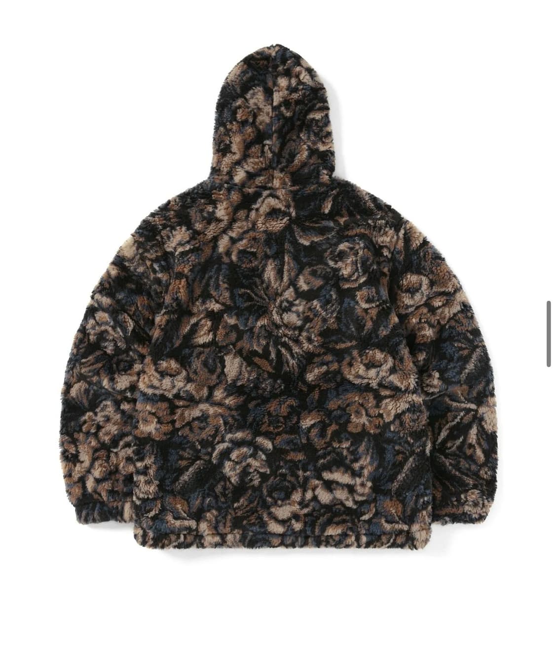 디스이즈네버댓 Floral Faux Fur Jacket Khaki 상품이미지5