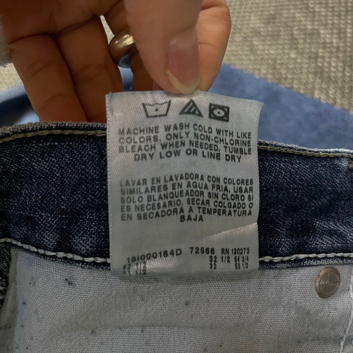 (40) 랭글러 중청 백카고 데님 팬츠 상품이미지8