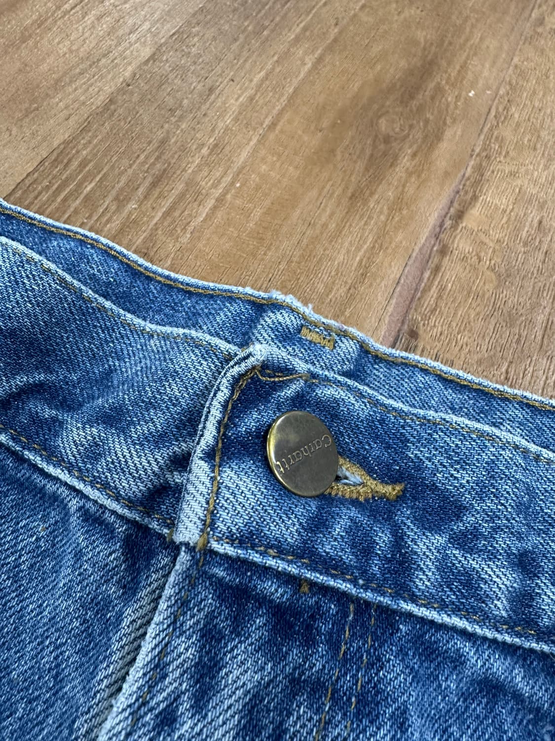 칼하트 데님 더블니 팬츠 mexico 34x30 상품이미지8