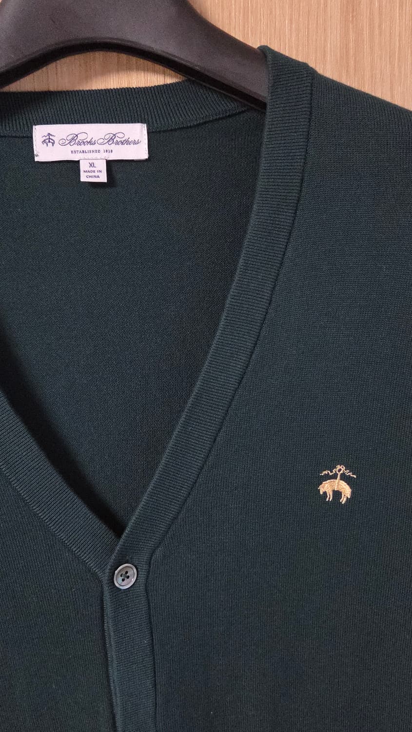 (착샷) 브룩스브라더스 가디건 수피마 코튼 상품이미지3