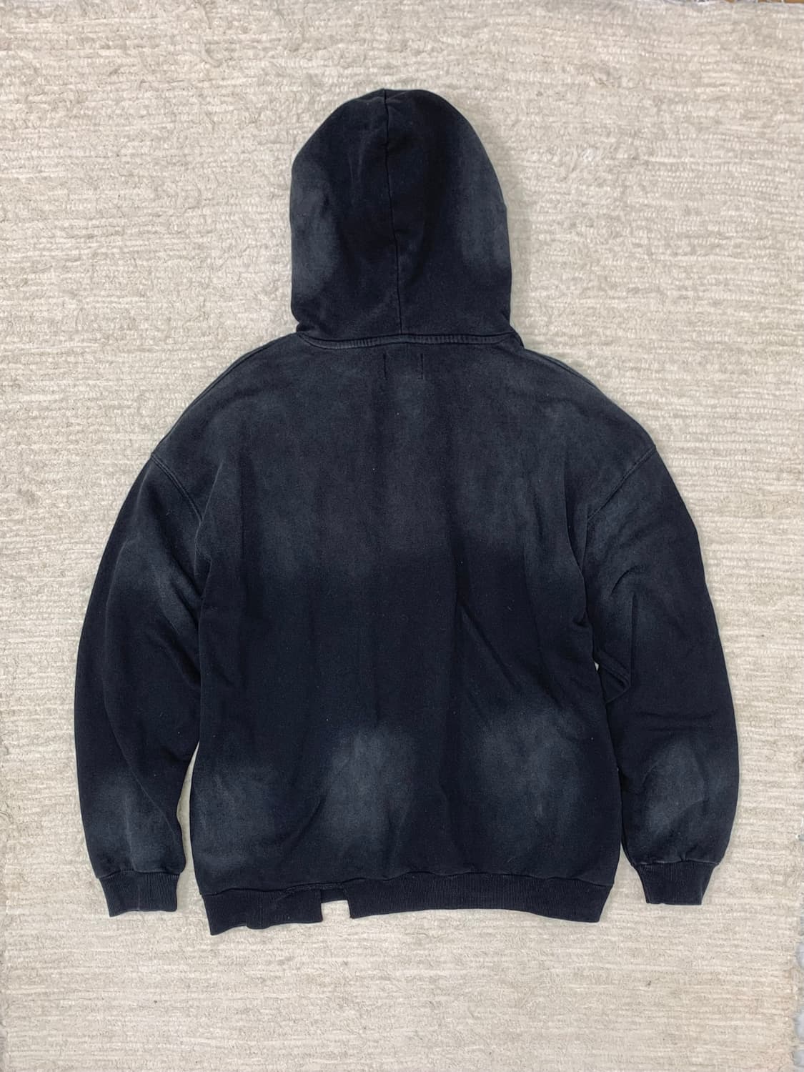 Deep Charcoal Dirty-Wash Hoodie 상품이미지3