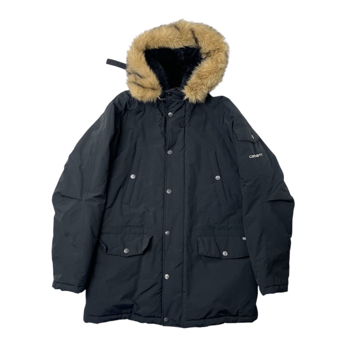 [중고] 칼하트 앵커리지 퍼 방한 파카 패딩 점퍼 L 상품이미지1