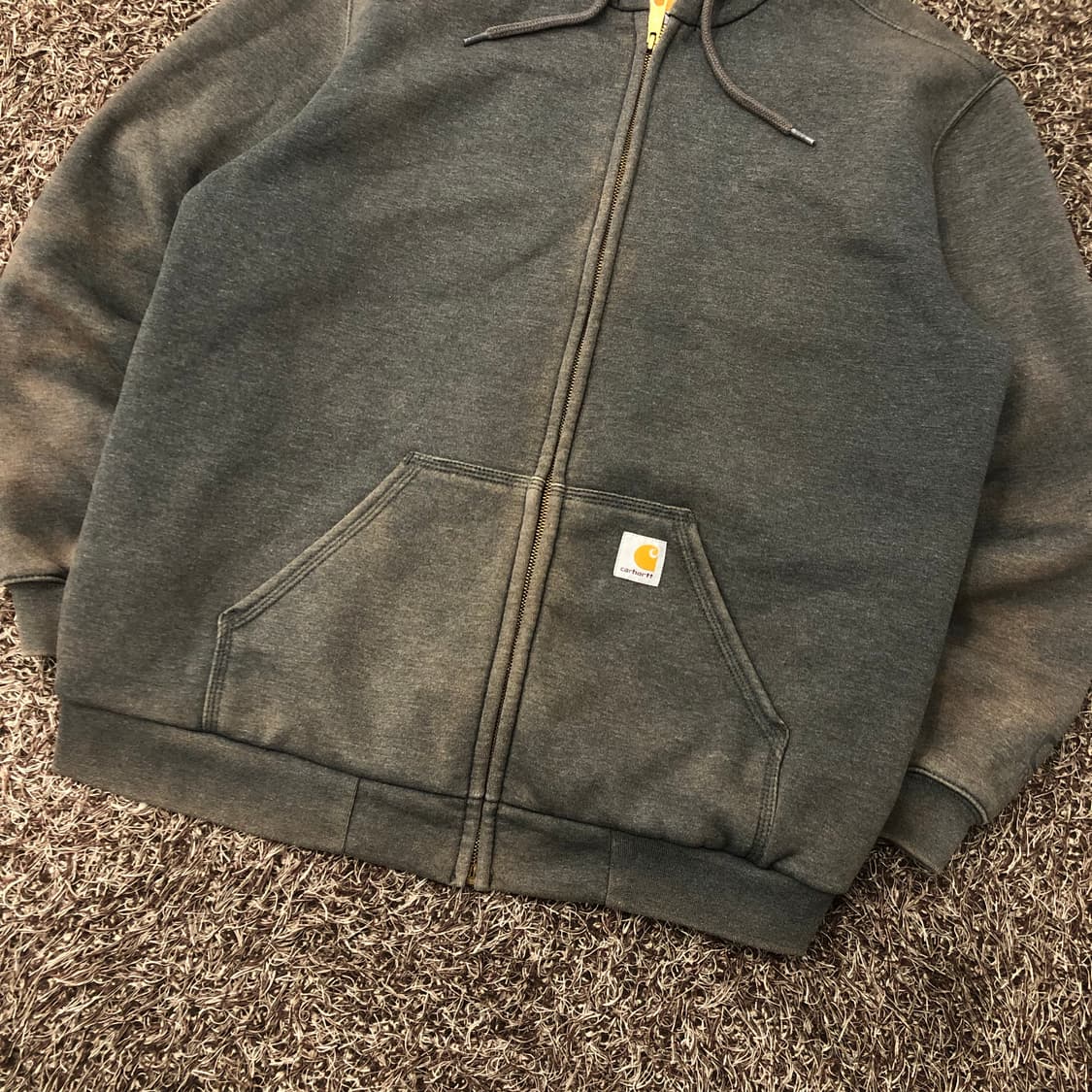 칼하트 레인디펜더 페이딩 후드집업 상품이미지3