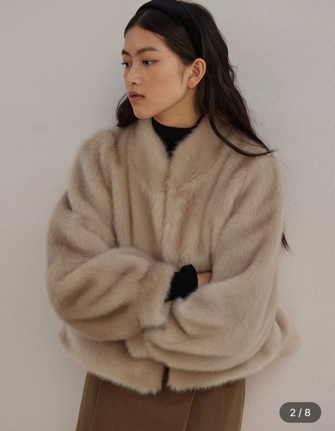 망고매니플리즈 ballen eco fur jacket 상품이미지3