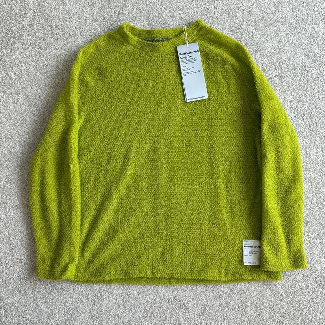 새티스파이 퍼즈플리스 AD 롱 티셔츠 상품이미지2