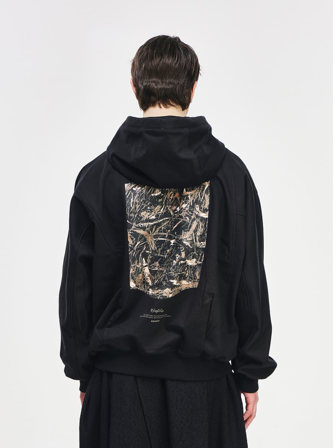 송지오 컬렉션 폴립티크 페인트 집업 블랙 SI2TS717BK 48 상품이미지5