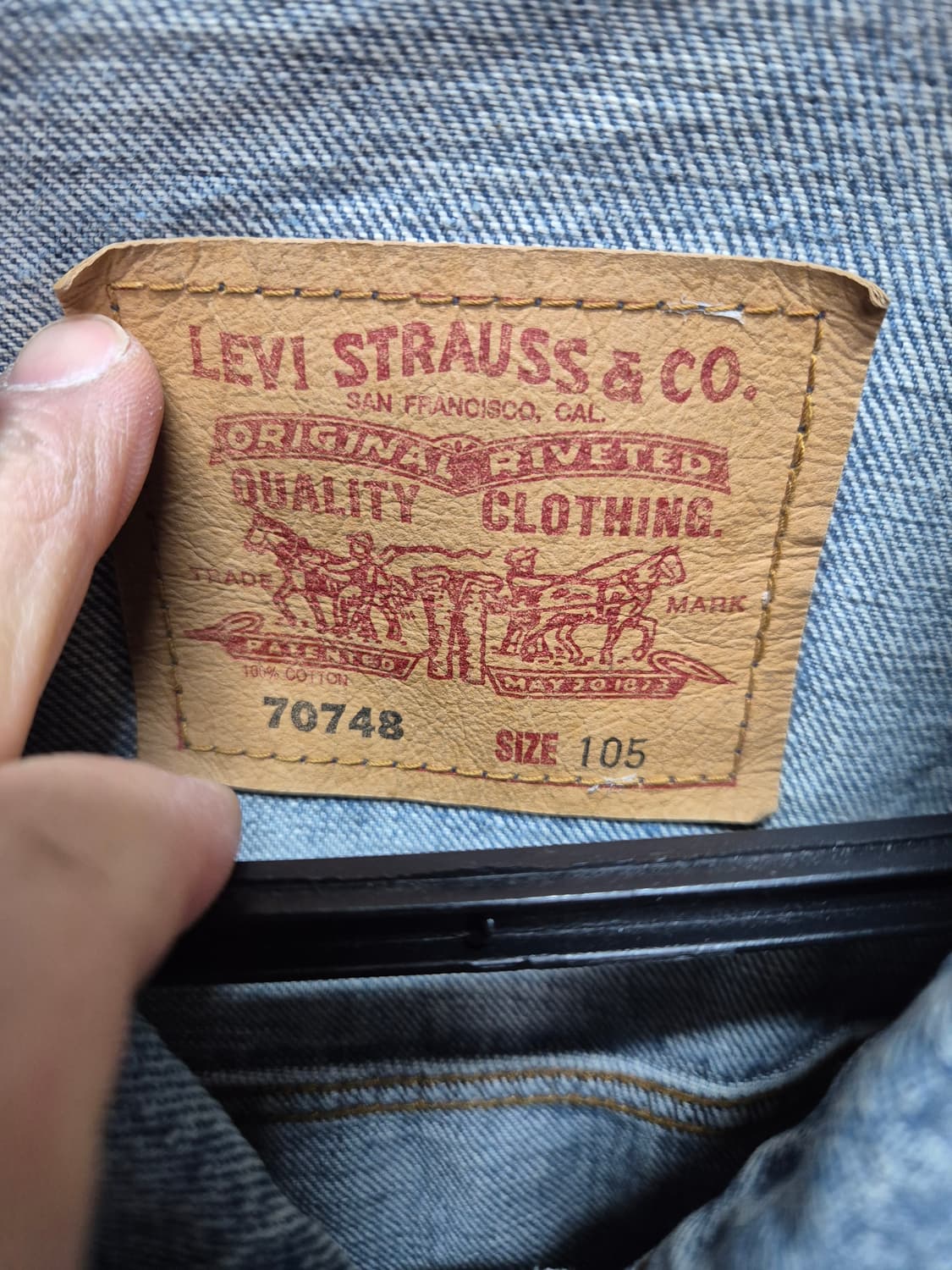 리바이스 데님 트러커자켓 청자켓 상품이미지2