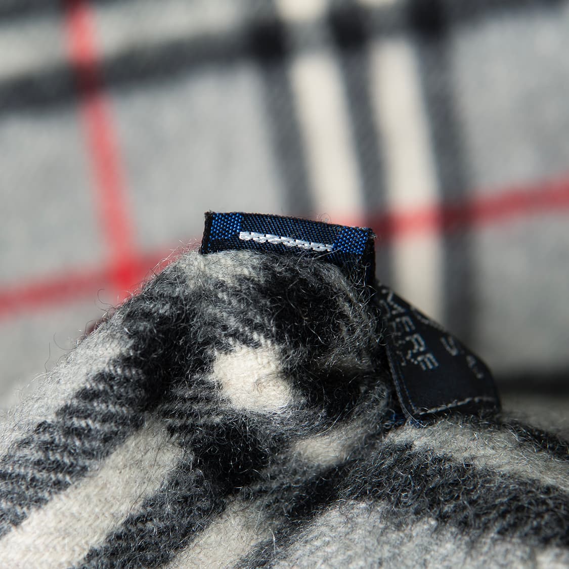 [정품] 90s 버버리 Burberrys 100% 캐시미어머플러 그레이  상품이미지4