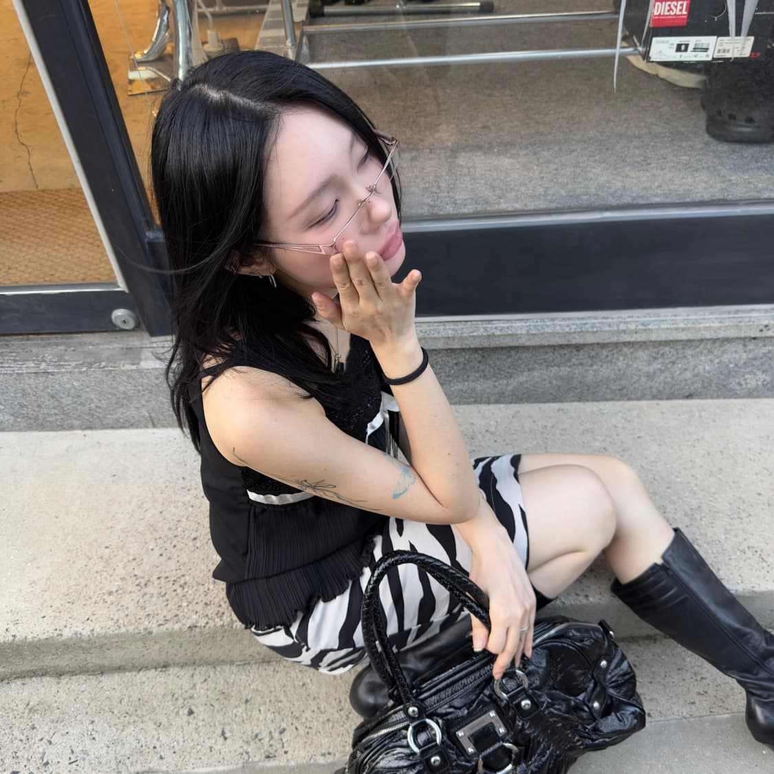 00s 베르사체 핑크 스키니 안경 상품이미지7