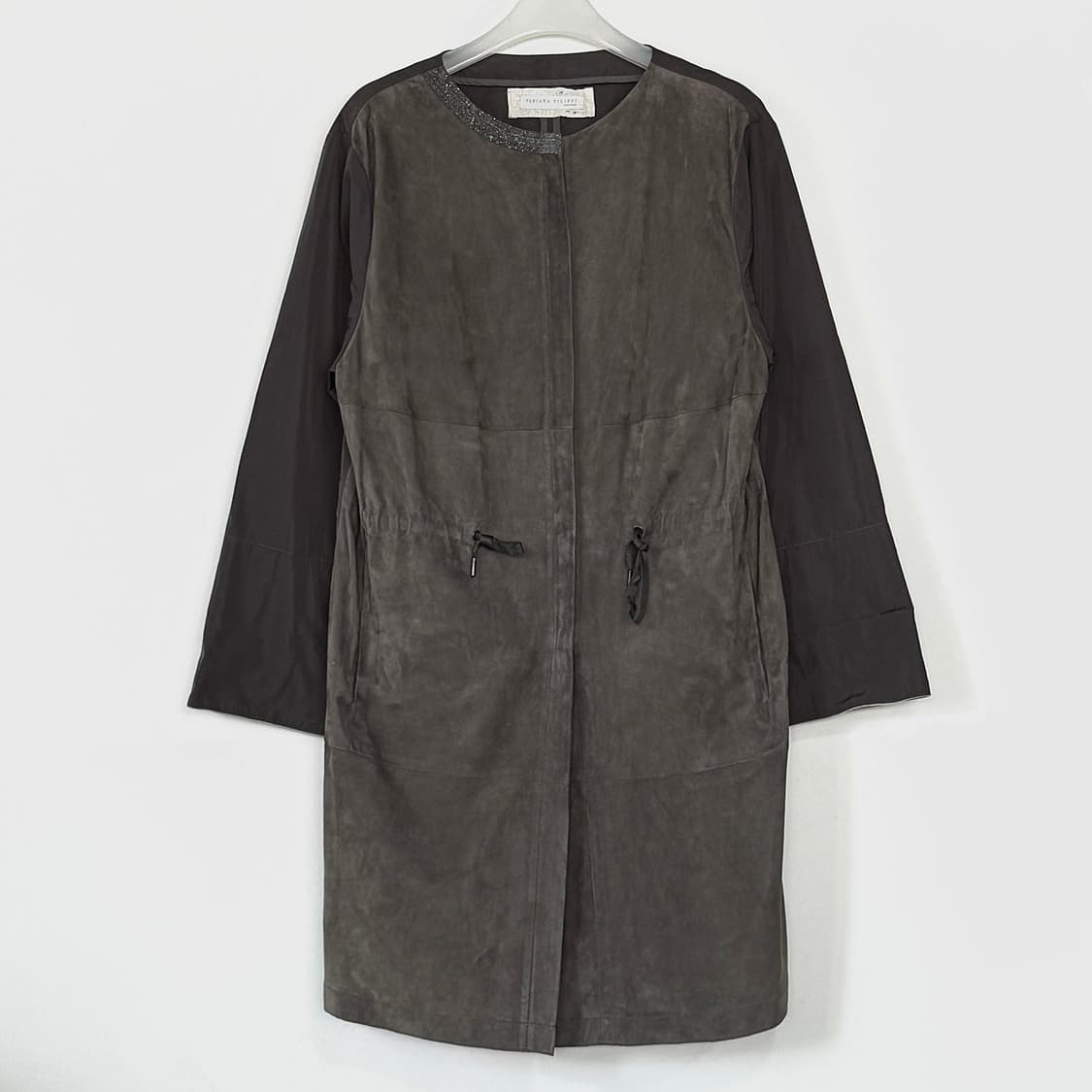 파비아나필리피 텍스처 블록 집업 코트 상품이미지2