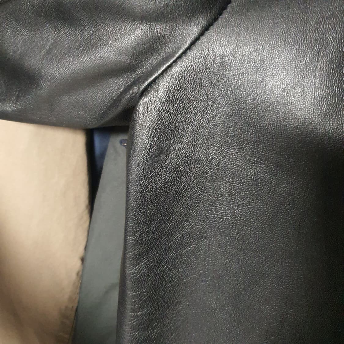 [M] 자라 가죽 트러커 자켓 (양가죽) 상품이미지6