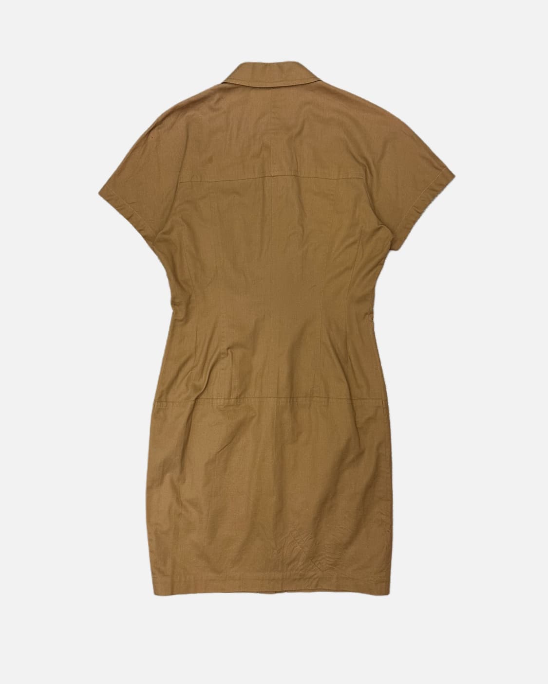 beige lace-up detail dress 상품이미지4