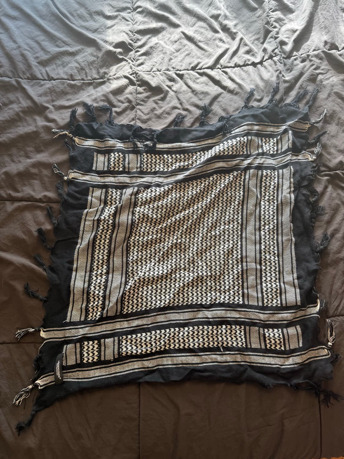 언더커버 스카프 블랙 상품이미지1