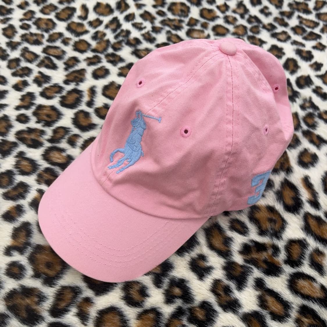 폴로 랄프로렌 Y2K 빈티지 딸기우유 핑크 볼캡 00 C09603 상품이미지3
