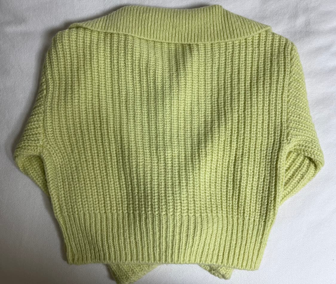 인사일런스 알파카 크롭 니트 판매 상품이미지5