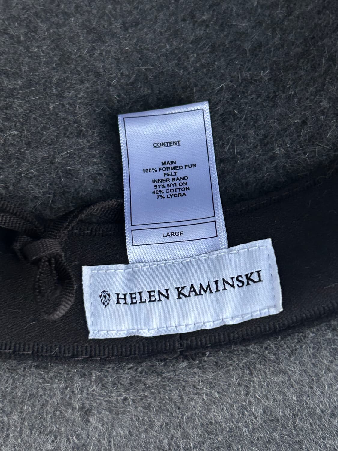 헬렌카민스키 펠트모자 회색L 상품이미지6