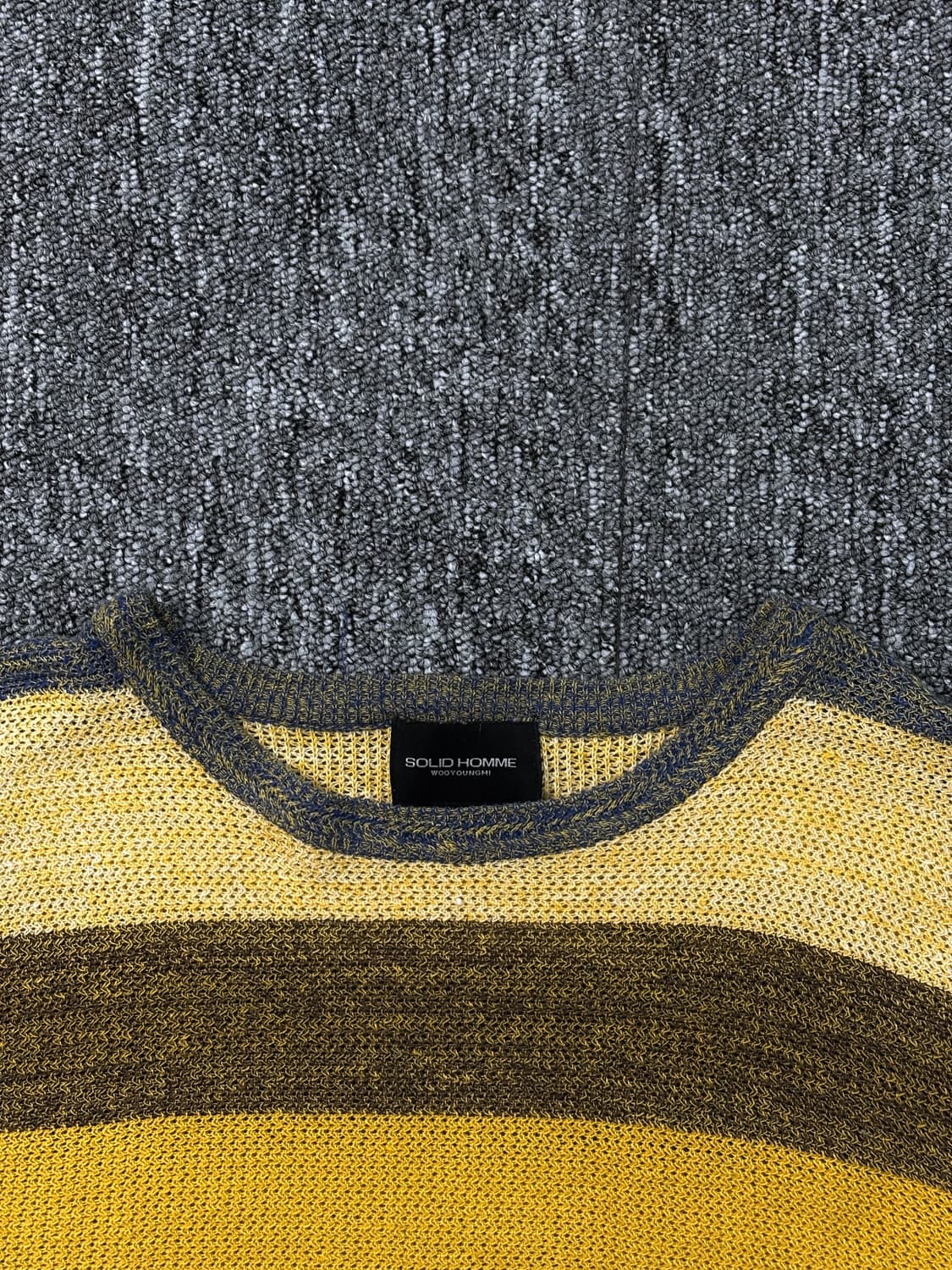 솔리드옴므 멀티 스트라이프 니트 상품이미지4