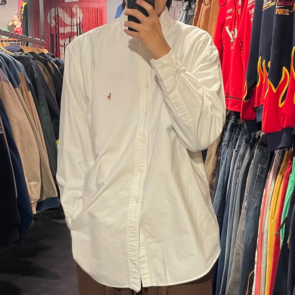 [IM] Polo 폴로랄프로렌 화이트 긴팔셔츠 상품이미지3