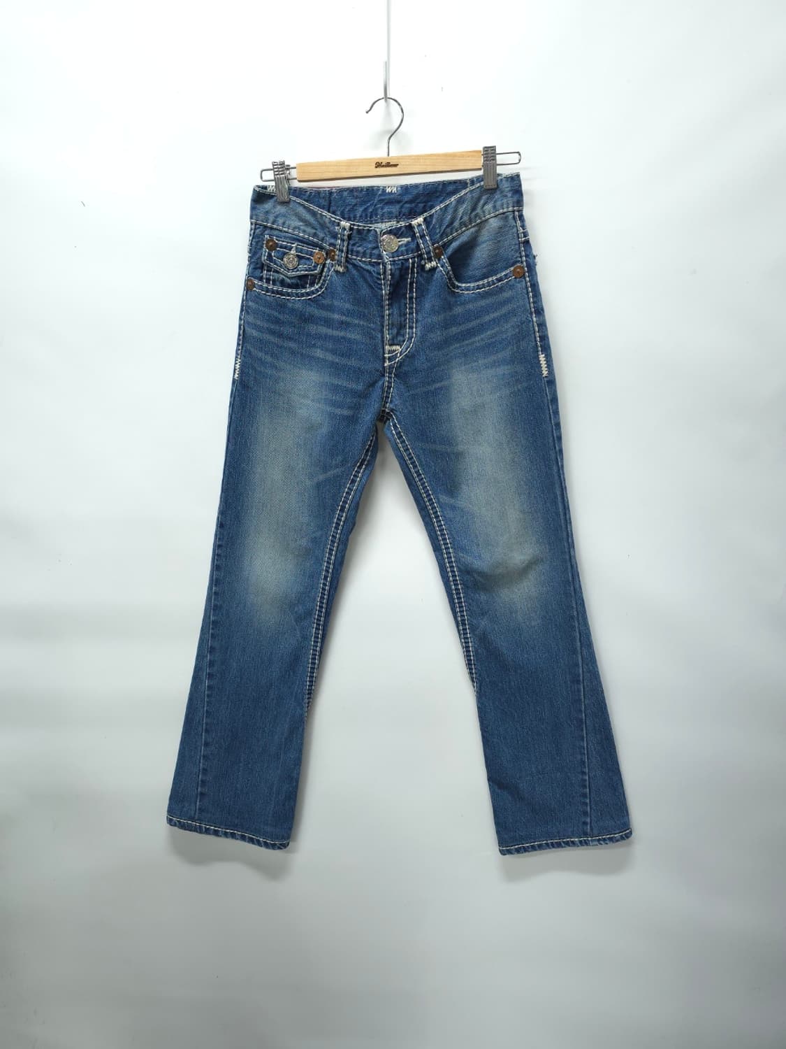 트루릴리전 여성 조이 슈퍼티 중청 데님(28) 상품이미지1