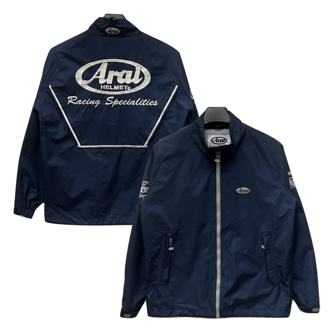 아라이 헬멧 구형 네이비 바람막이 라이더 자켓 S 상품이미지1