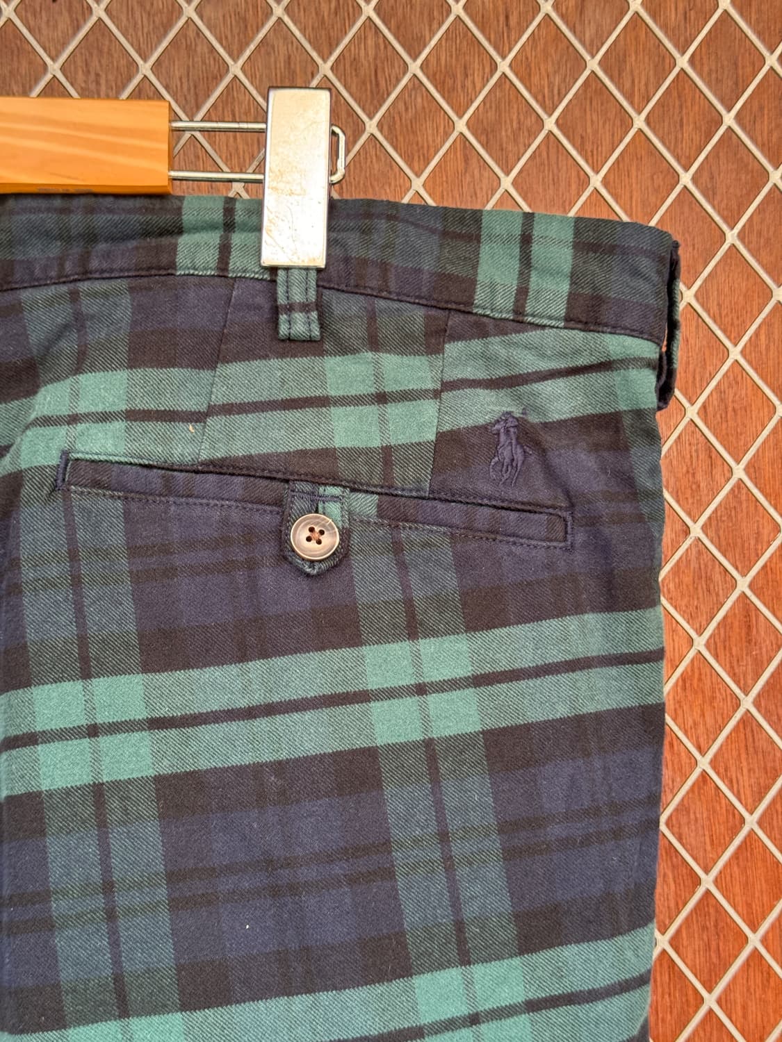 폴로랄프로렌 타탄체크 코튼팬츠 38 상품이미지7