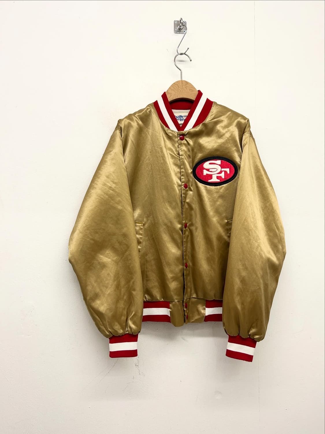 90s Chalk Line San Francisco 49ers 바시티자켓 상품이미지1