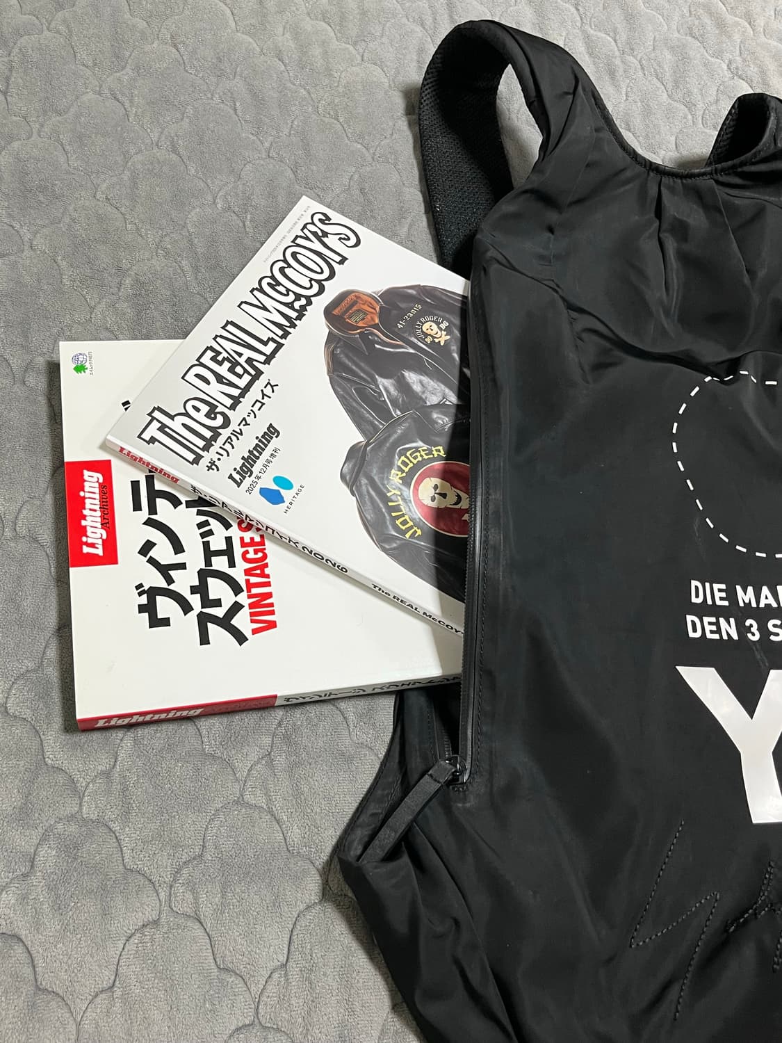 Y-3 요지야마모토 사이드 지퍼 백팩 블랙 상품이미지7