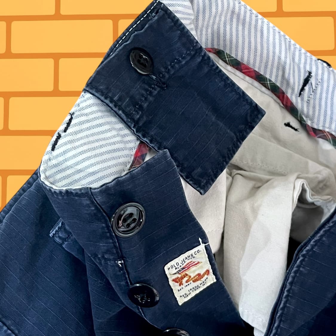 00s 폴로 진스 컴퍼니 버튼 플라이 카고 팬츠 (33) 상품이미지9