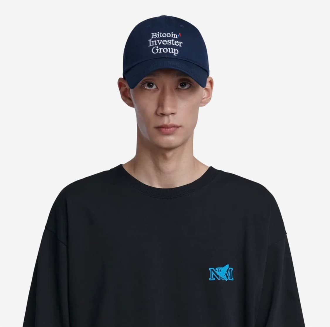 BITCOIN GROUP BALL CAP - NAVY 상품이미지3