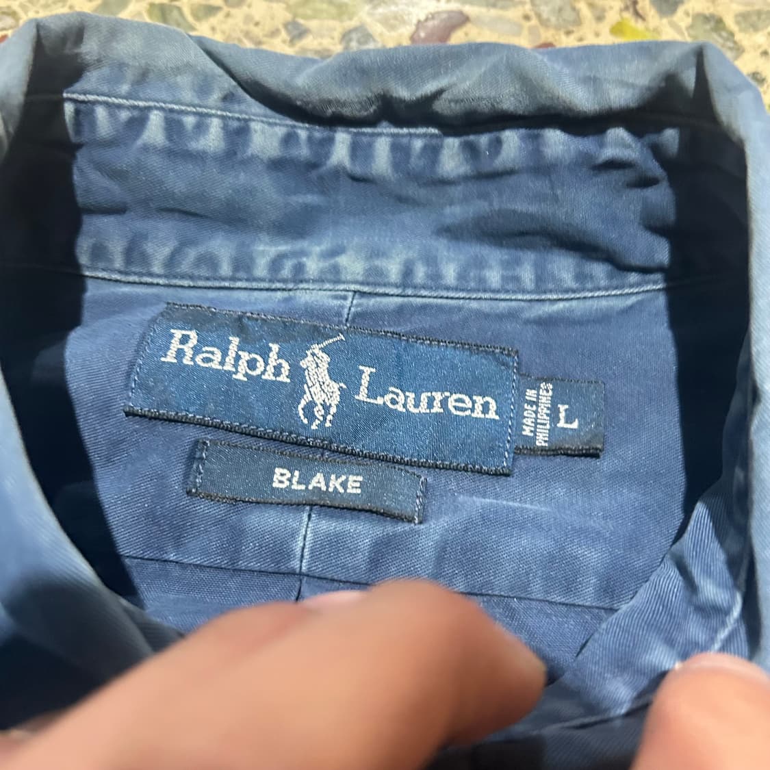 폴로 랄프로렌 블레이크 네이비 셔츠 상품이미지5