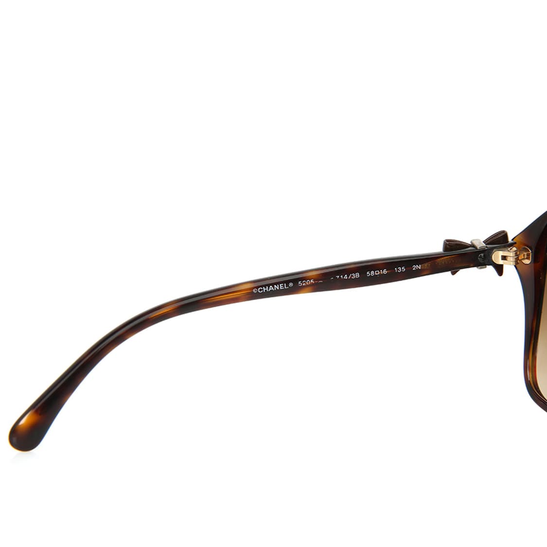 샤넬 클래식 리본 선글라스 브라운 레오파드 선글 5205 상품이미지10