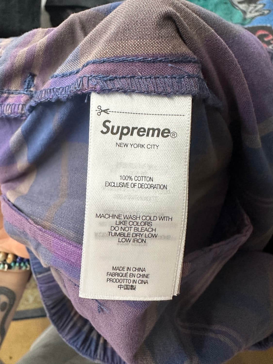 Supreme Plaid Cinch Pants XL 상품이미지10