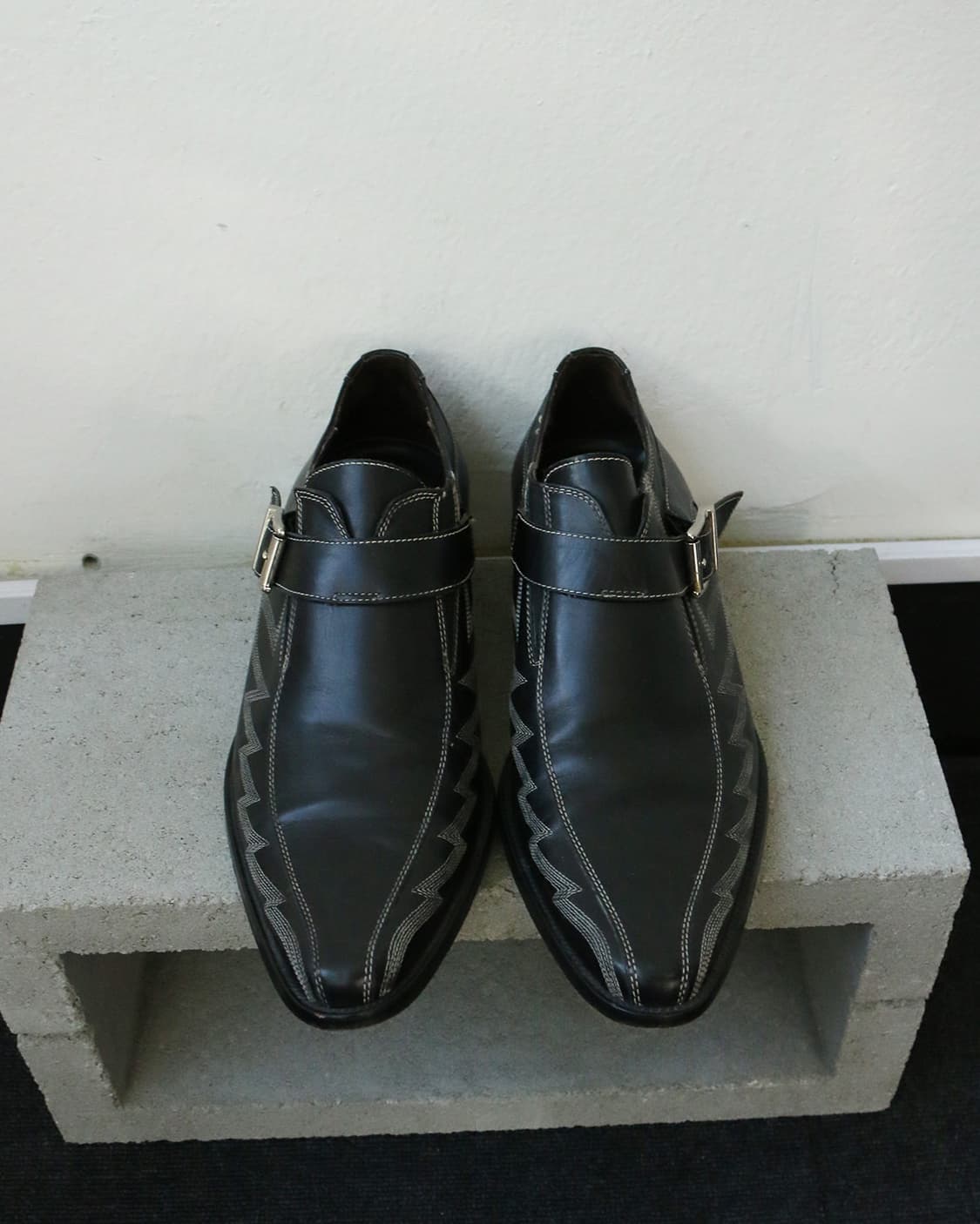 이탈리아 웨스턴 몽크 스트랩 드레스 슈즈  상품이미지4