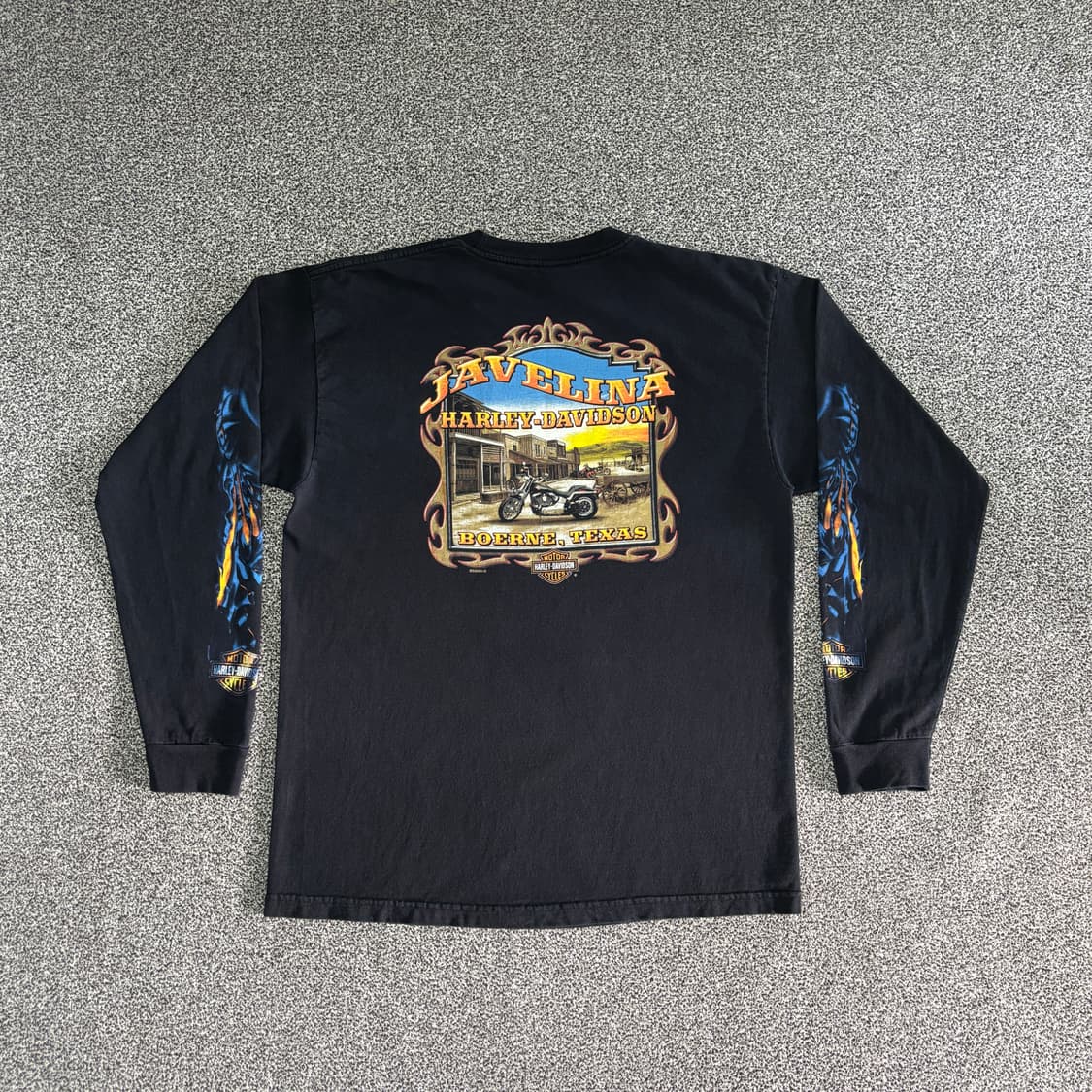 빈티지 할리데이비슨 롱슬리브 티셔츠 상품이미지2