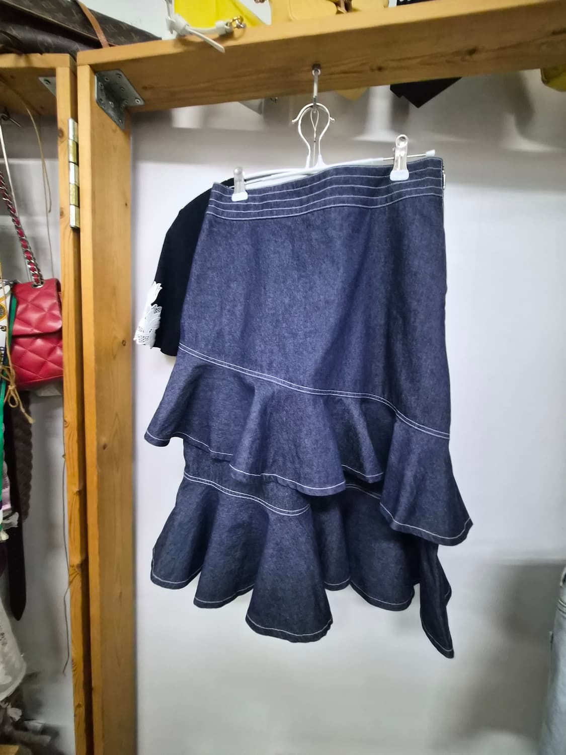 질샌더 레이스 골지티  폴로랄프로렌 데님스커트 상품이미지8