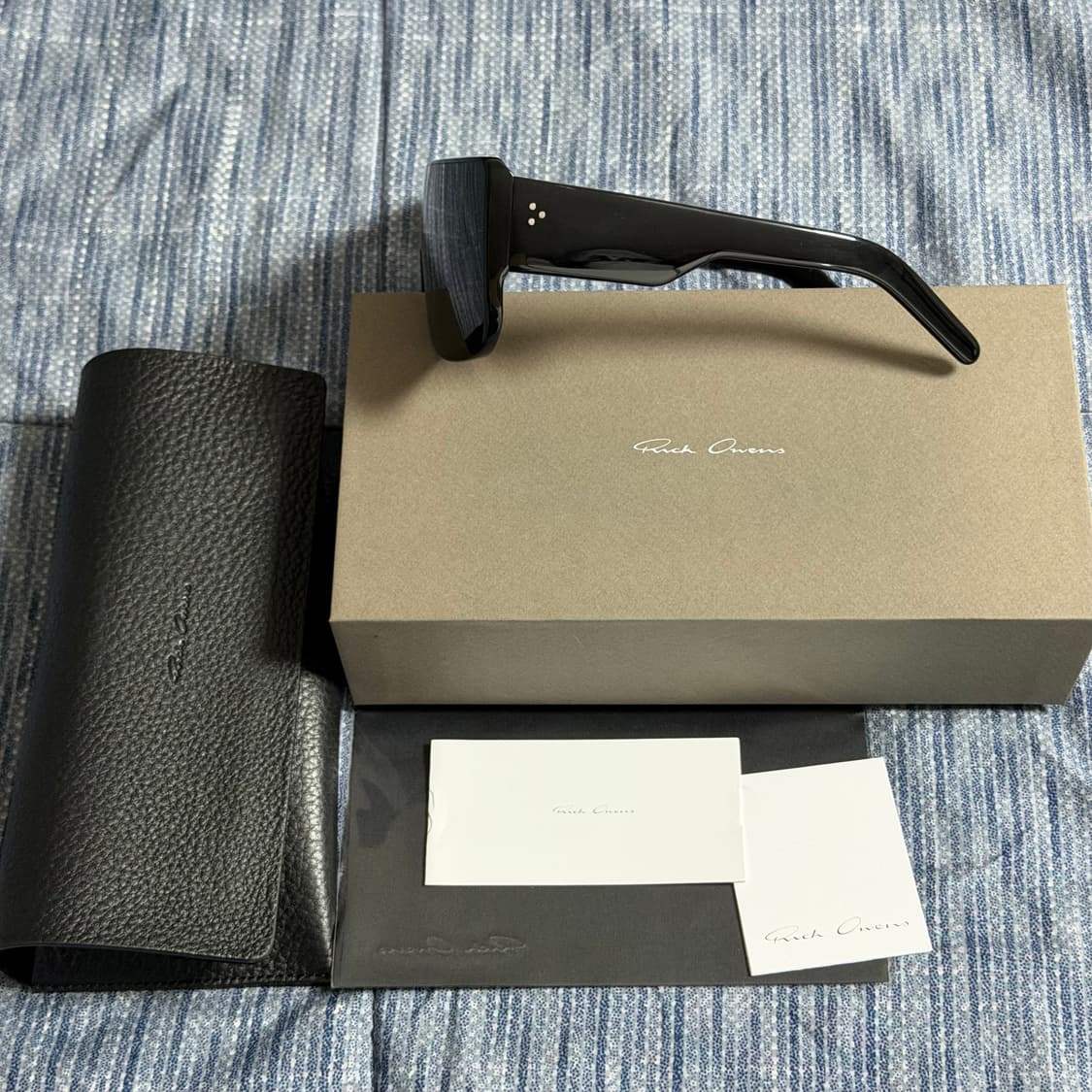 (OS) 릭오웬스 DOCUMENTA 선글라스 블랙 상품이미지3