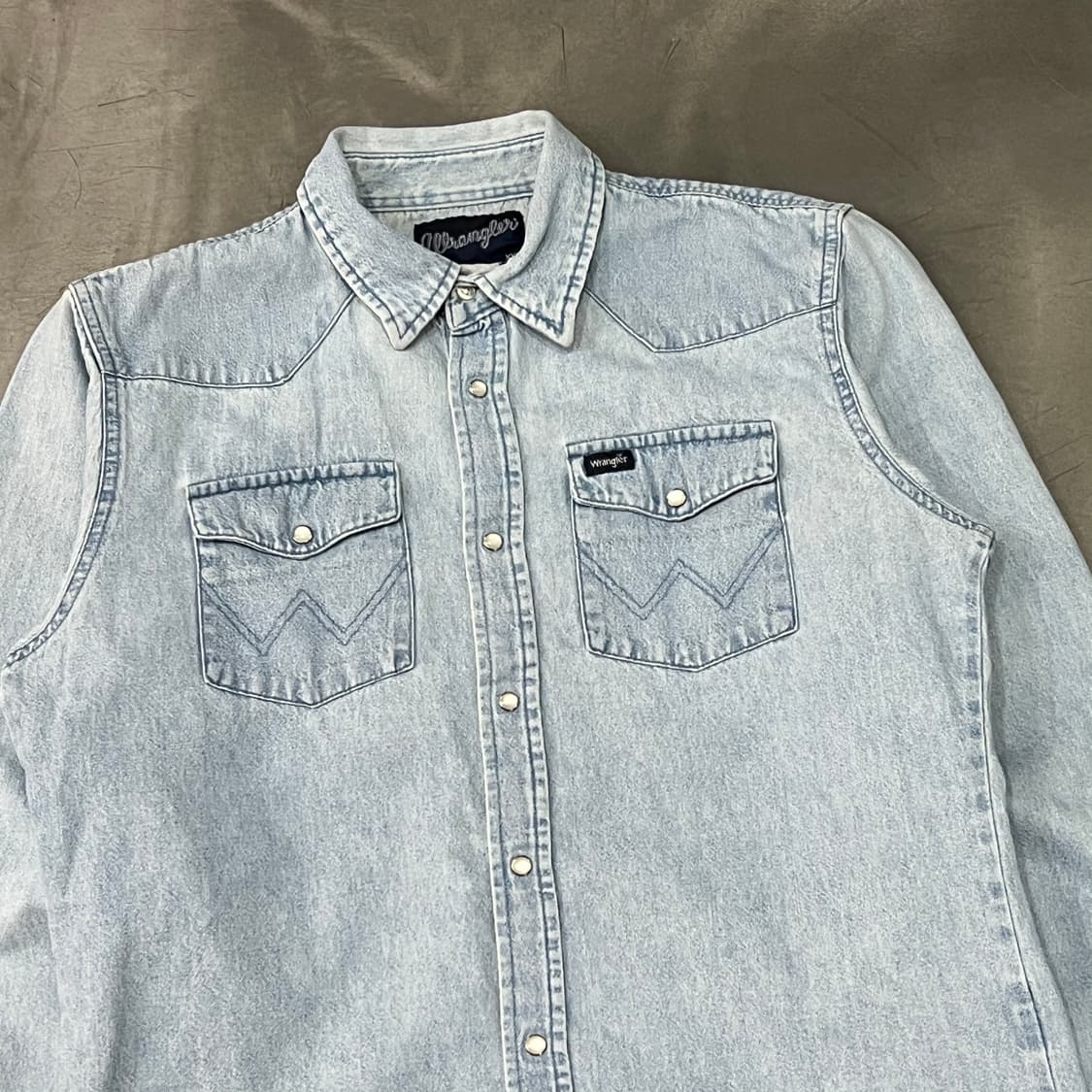  랭글러 웨스턴 데님 셔츠 y14774 상품이미지3