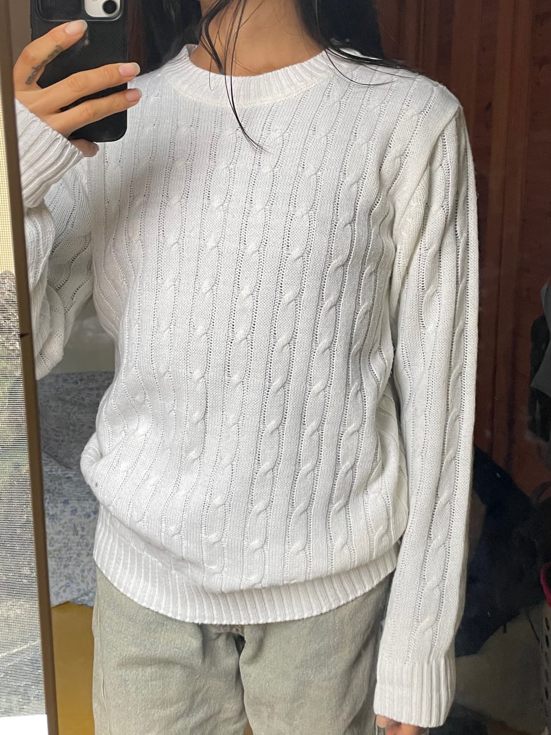 꽈배기 니트 스웨터 상품이미지2