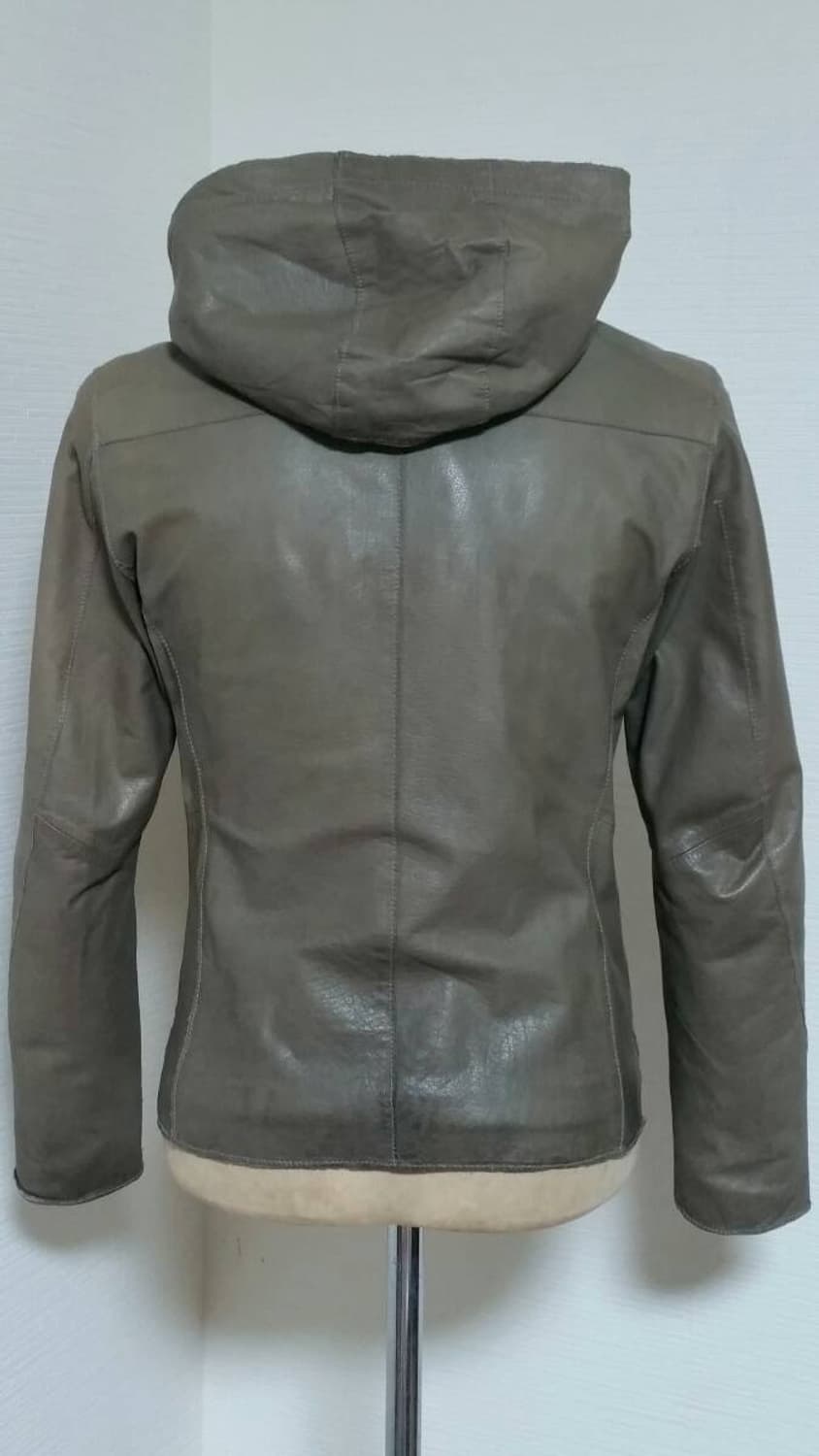 Lui's x DOMENICO+SAVIO 후드 레더 자켓 상품이미지3