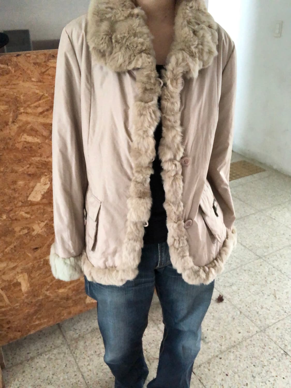 fur trimming jk 상품이미지2