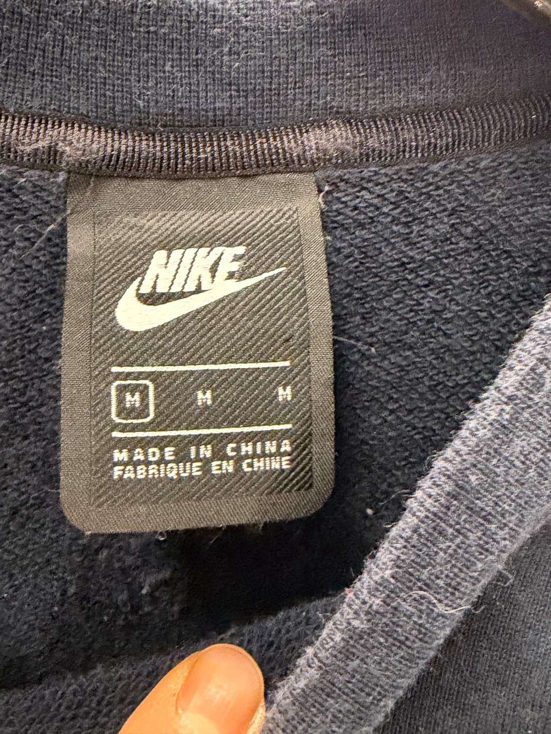 나이키 스포츠웨어 맨투맨 네이비 M 상품이미지3