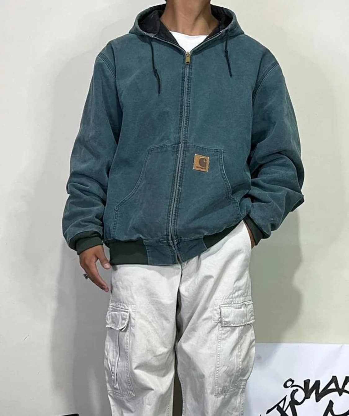 (XL-TALL) 칼하트 덕 액티브 후드자켓 J68 HTG 헌터그린 상품이미지10