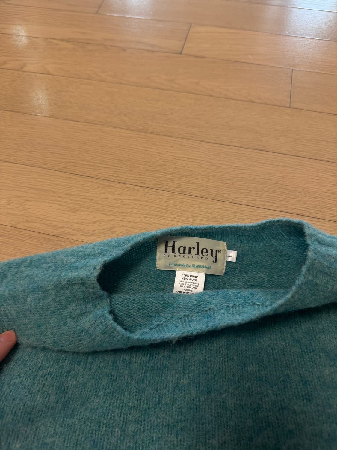 할리오브스코틀랜드 x 블랭크룸 라지사이즈 판매합니다. 상품이미지3