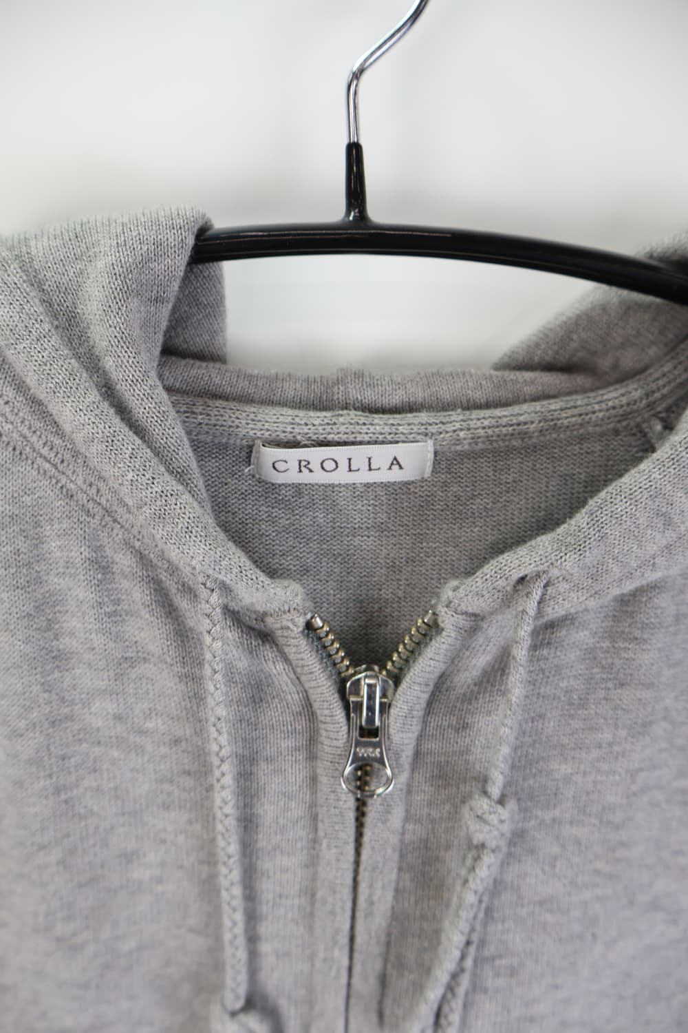 Crolla Gray Zip Up Hoodies 상품이미지5