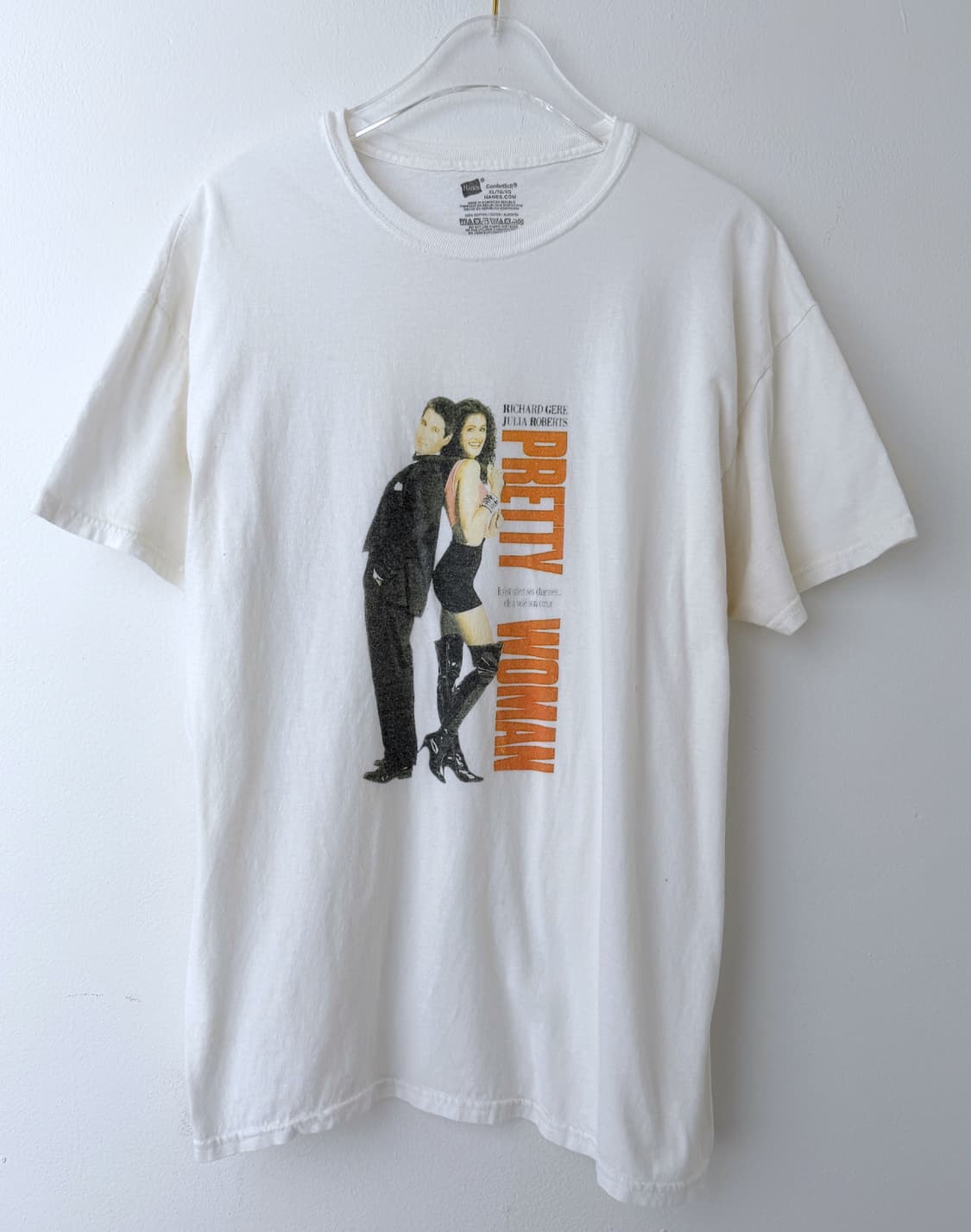 귀여운여인 프리티우먼 영화 무비 포스터 빈티지 반팔 티셔츠 상품이미지2