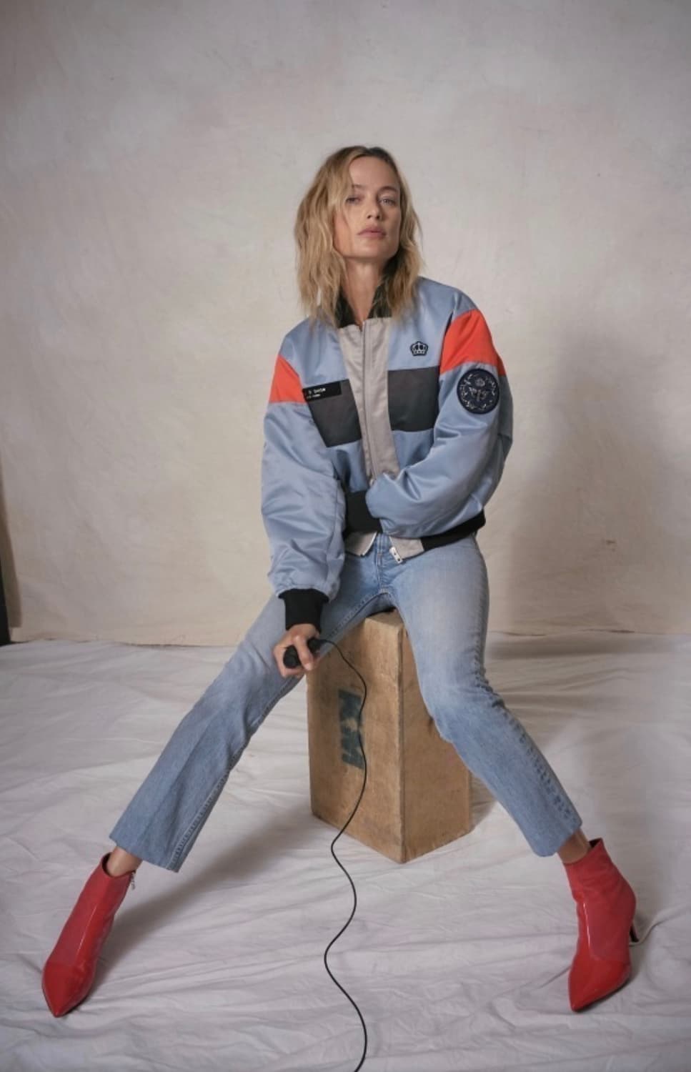 RAG&BONE 랙앤본 라이트 블루 보머 봄버 자켓 XS 상품이미지2