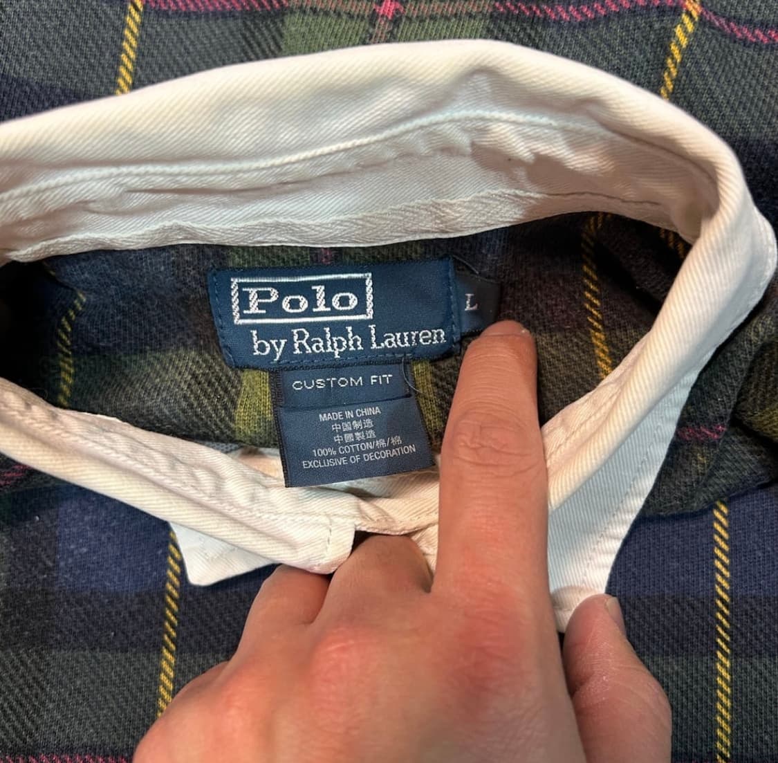 폴로 랄프 로렌 빅포니 블랙와치 럭비티 상품이미지4